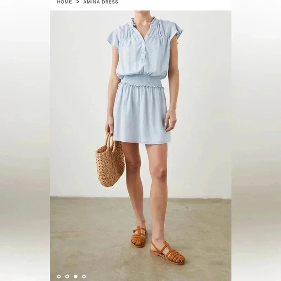 Rails Amina Dress in Light Vintage Size L - Picture 1 of 11